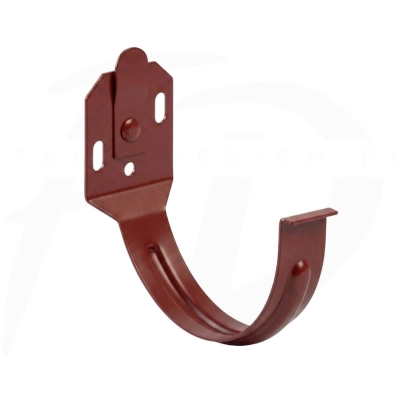 Hak doczołowy z płaskownika stalowy ⌀ 130 firmy KROP kolor czerwony